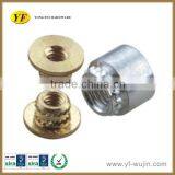 Small Brass Knurled Threaded Reducing Insert thumbnail-3