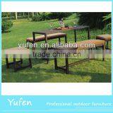 All Weather Rattan Outdoor Tiki Bar Sets