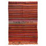 Handmade Multi Color Turkish Kilim Rug (5,6 x 3,9 Feet) thumbnail-1