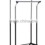 Adjustable Height Metal Clothing Rack, With Two Bars for Garments thumbnail-2