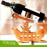 Wine Bottle Holder/Bamboo Wine Rack/Wine Shelf With Different Shape thumbnail-3