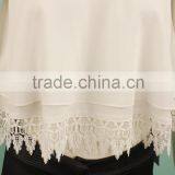 2015 Models Chiffon Blouse Lace in the Bottom Online Shopping thumbnail-4