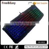 Factory Price USB 104 Keys RGB Backligth Computer Gaming Keyboard thumbnail-3