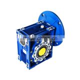 Combination of Aluminum case iron housing double stage NMRW+NMRW025-150 Worm gear Speed reducer helical Gearbox geared Motor