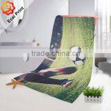 Colorful colors faleless heat transfer printed promotional sport towel