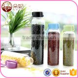 China manufacturers heat-resistant unbreakable glass water bottle for Promotional Gift