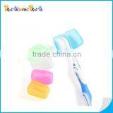 Customized 4pcs Travel Toothbrush Head Protector Case Cover Set thumbnail-1