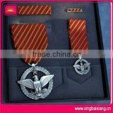 Metal National Souvenir Military Badge of Eagle Medal With Ribbon