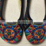 Plus Size New Fashion Women's Shoes Old Peking Flats,Ladies Embroidery Soft Sole Lace-Up Casual Shoes Zapatos Mujer thumbnail-6