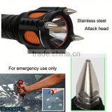 1196 Function 4 In 1-Alarm/Window Breaker 10W XML T6 Aluminum Material Led Flashlight thumbnail-3