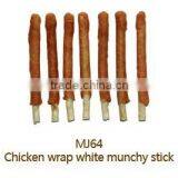 Pet Food-MJ64-Chicken Wrap White Munchy Stick