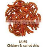 Pet Food-MJ65-Chicken Wrap Carrot Strip