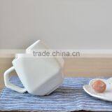 Unique Style White Glazed New Bone China 8 oz Coffee Cups for Cafes Made in China thumbnail-3