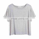 Manufacturer China Women's Clothing Cotton Loose Bluk t- Shirt /loose Shirt Women Cheap Price thumbnail-2