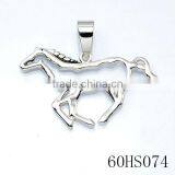 Hot selling 925 Sterling Silver Horse Pendant Silver Horse Necklace