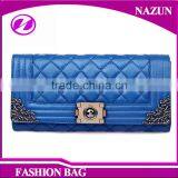 Popular Style Wine Red Bag Leather Women Fashion Purses Clutch Bags thumbnail-3