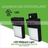 SNC new design 13w mini led wall pack light with UL cUL list and 5 years warranty for North American
