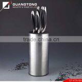 6 Pcs Forged Pom Handle Kitchen Knife Set With S.s Utility Block thumbnail-1