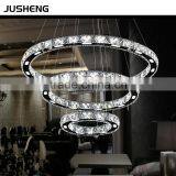 Hot Sell Modern Crystal LED Round 20cm Circle Chandelier Pendant Lights For Home Hotel Restaurant thumbnail-5
