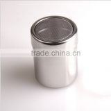 Hot sale Stainless Steel Chocolate Shaker Cocoa Flour Salt Powder Icing Sugar Cappuccino Coffee Sifter Lid