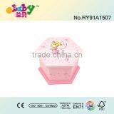 Wooden Music Box With Santa thumbnail-1