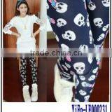 New Fashion Vintage Skull Pants Full Body Women Skull Leggings thumbnail-1