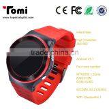 1.33 Inch Touch Screen 3G WCDMA Smart Watch Heart Rate Monitor 1.3GHZ Quad-core GPS WIFI thumbnail-6