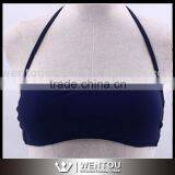 Cheeky Monogrammed Bandeau Bikini Tops thumbnail-1