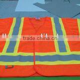 Long Sleeves Reflective Safety Vest in Orange thumbnail-1