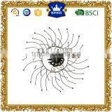 New arrival black metal sun design Home decoration