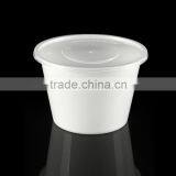 Disposable Plastic Bowl With Lid Soup Porridge Plastic Container 1500ml