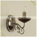 Hot Sale Simple Single Candle Sconce Light Iron Base, Cheap Wall Light thumbnail-1