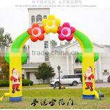 2015 Wholesale New Design Santa Inflatable Arch for Christmas thumbnail-1