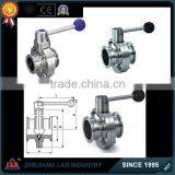 Stainless Steel Sanitary Butterfly Valve thumbnail-1