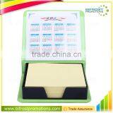 Color Leather Box With Calendar Sticky Custom Memo Pad thumbnail-1