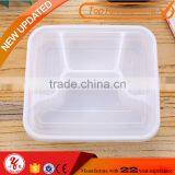 Wow Unbelieveable 1000ml Write Disposable Food Containers 4 Compartment With Clear Lid