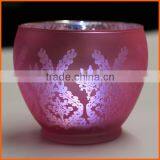 Factory Price Wholesale Frosted Glass Votive Candle Holders thumbnail-1
