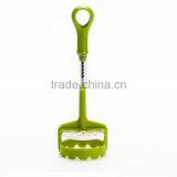 Stainless Steel Spring Handle Potato Masher Mixer Chopper Ricer