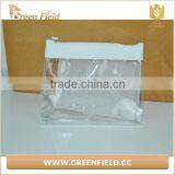 Recycled Cheap Wholesale Custom Makeup Bag Transparent Waterproof Printed Plastic Zipper Clear Pvc Cosmetic Bag thumbnail-3