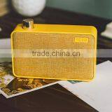 Best Valentine's Day Gift Elegant Retro Wireless Bluetooth Speakers Art Canvas Enclosurel Subwoofer Mini Portable Small Speaker thumbnail-1