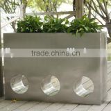 FO-9018 office Decorative Stainless Steel Flower Container