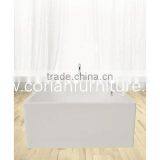 Europen Style Square Shape Solid Surface Bathtub thumbnail-1