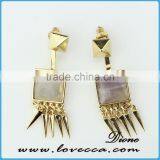 New Factory Direct Natural Stone Gemstone Turquoise Earring thumbnail-4