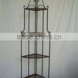 metal 4 tier corner rack