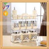 Ceramic Porcelain Canister,ceramic Canister Set,storage Jar, With Stainless Metal Stand thumbnail-6