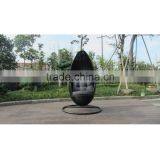 Garden Single Size Rattan Hanging Swing Chair Garden Outdoor Cushioned With Steel Frame thumbnail-1