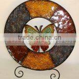 2011 "butterfly in Tray" Iron Home Decor thumbnail-1