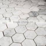MM-CV244 Discount Interior Wall Designs Natural Stone Marble Hexagon Mosaice Tiles thumbnail-2