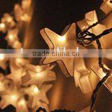 Handmade 20 Star White Color Paper String Lights Wedding Hanging Party Bedroom Fairy Lights thumbnail-2