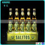 2015 Shenzhen Factory Supply Countertop Acrylic Led Beer Bottle Lighting Display